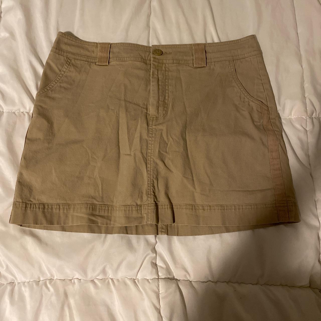 Dockers Women's Khaki Skirt | Depop