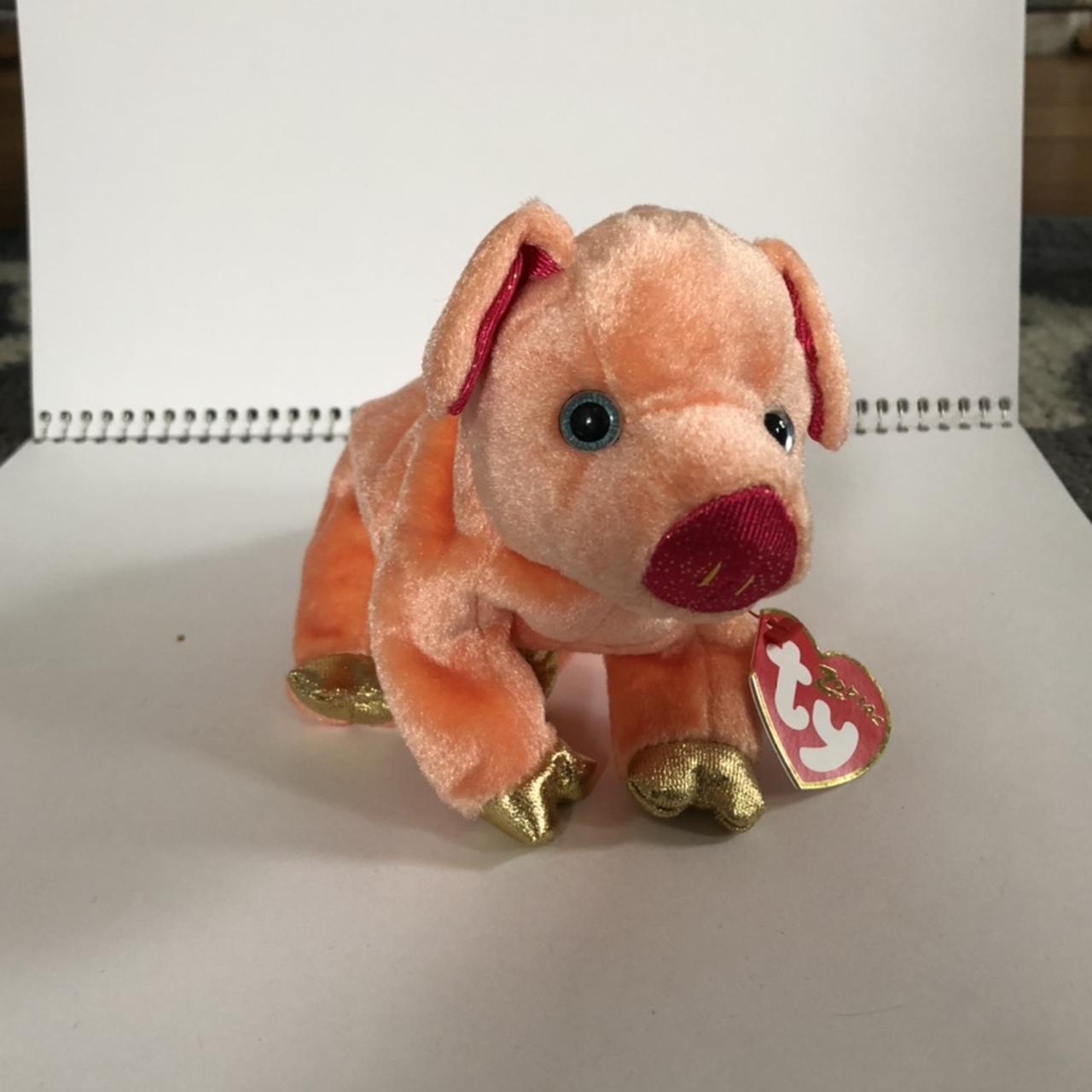 Zodiac pig hot sale beanie baby value