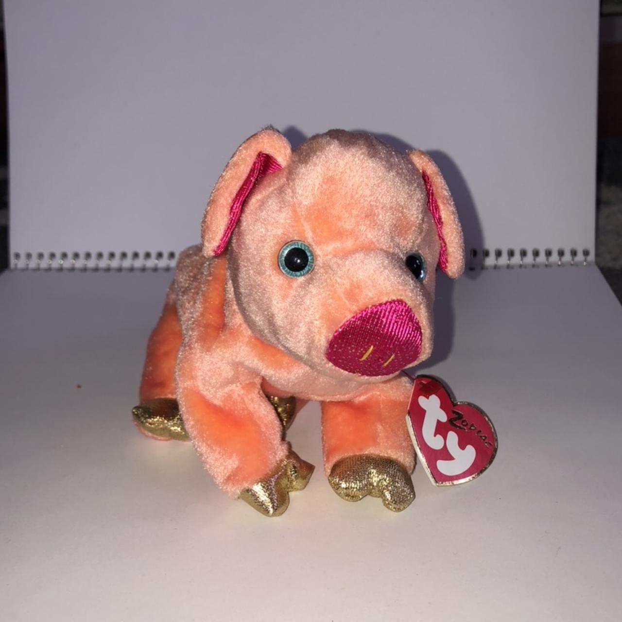 Zodiac pig beanie baby hot sale value