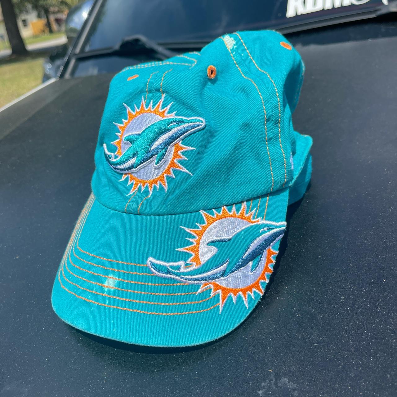 Lot of 3 NFL Miami Dolphins Hats! Condition: Great - Depop