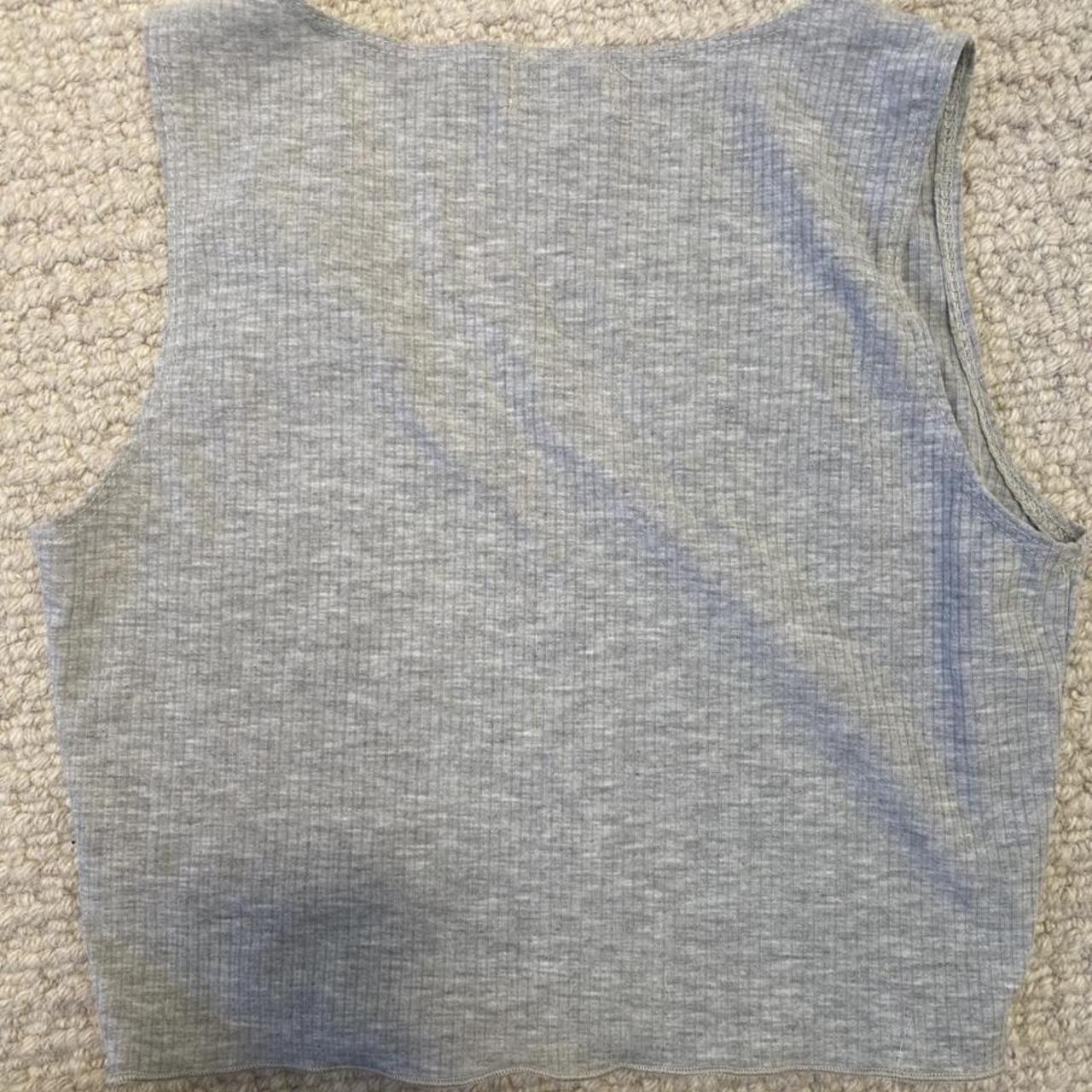 Jenni Women's Grey Crop-top (2)