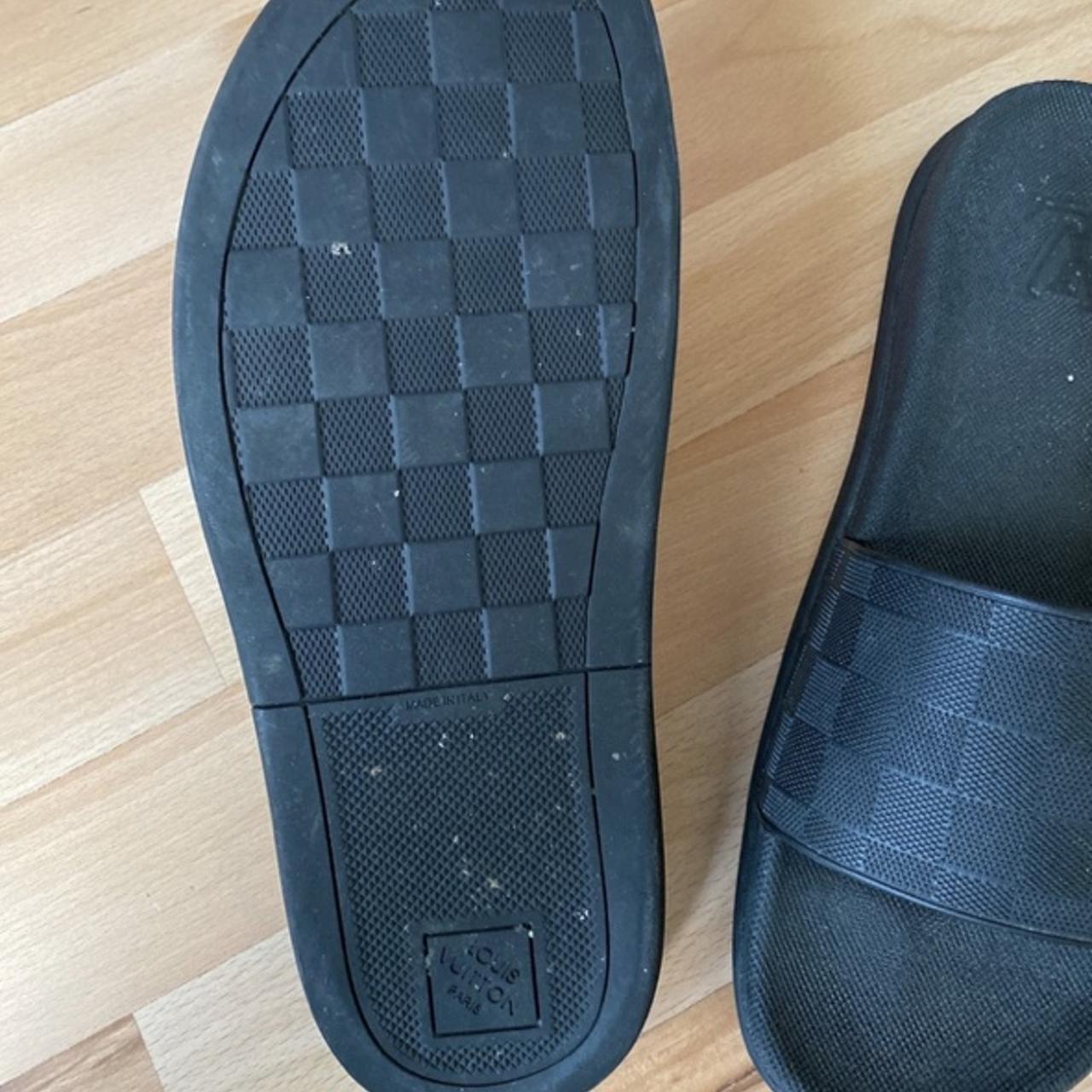 Louis Vuitton mens slides Barely worn RRP - £550 - Depop