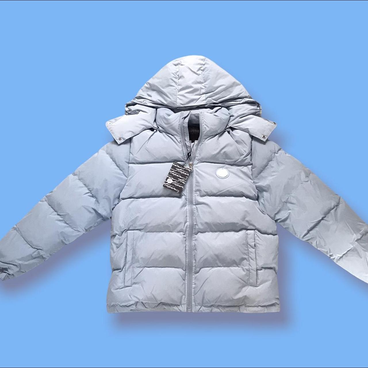 Trapstar Irongate Puffer Jacket Ice Blue Detachable... Depop