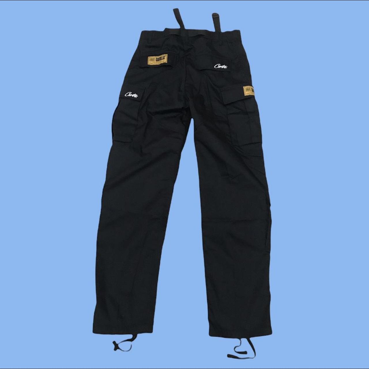 Corteiz Alcatraz Cargo Pants Mens Size Medium. Black... - Depop