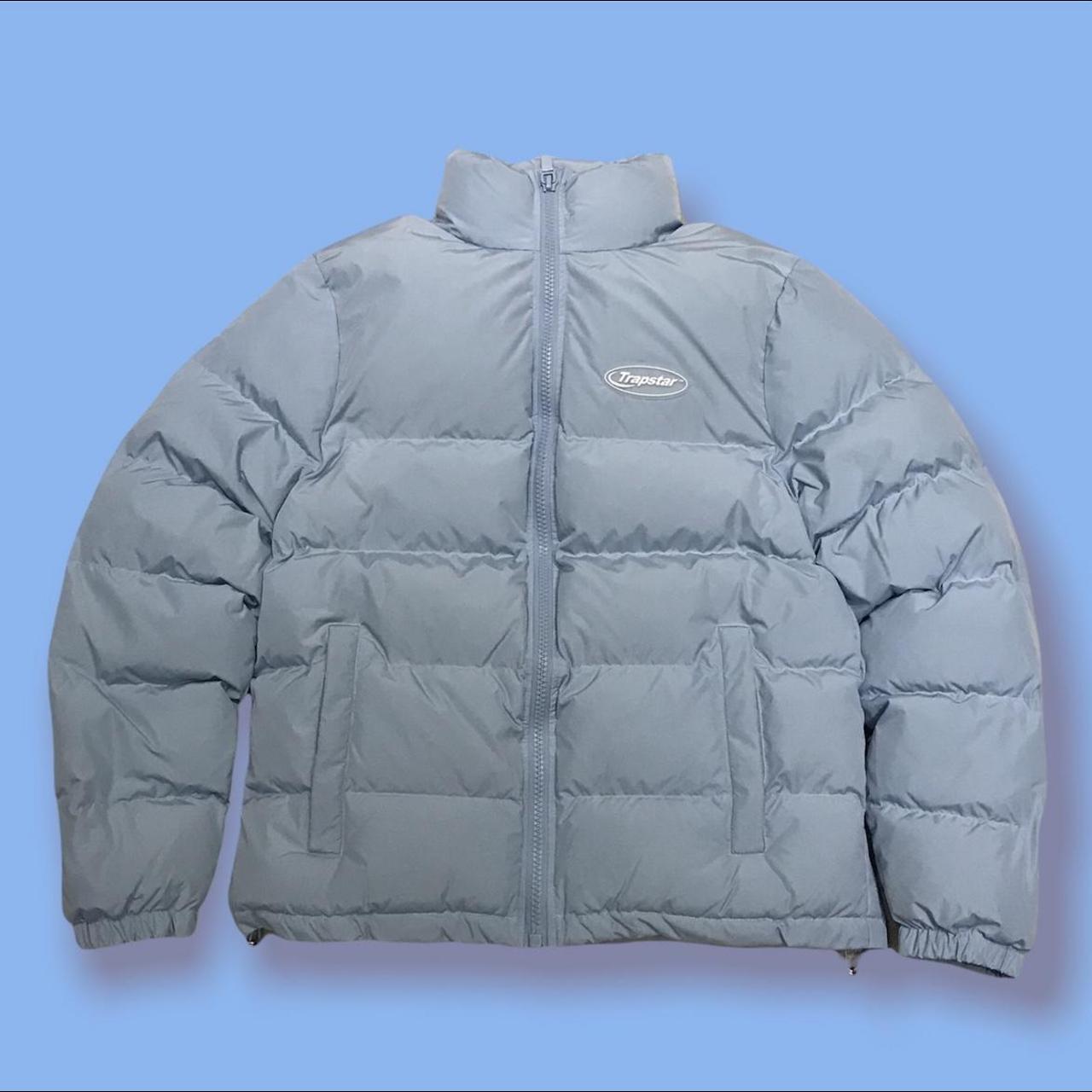 Trapstar Hyperdrive Puffer Jacket Ice Blue Mens Size... Depop