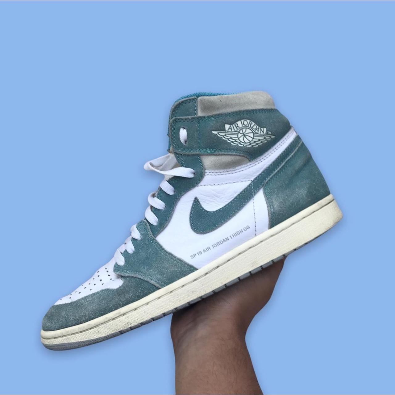 turbo green jordan 1 material