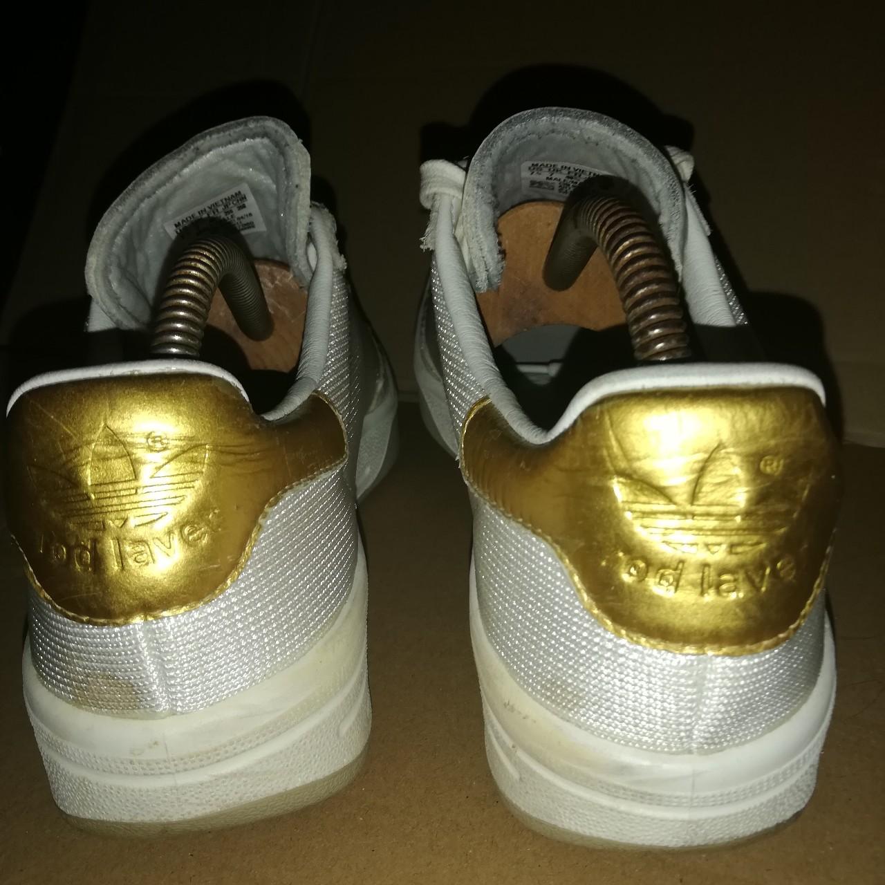 ADIDAS ROD LAVER super 999 24K gold Depop