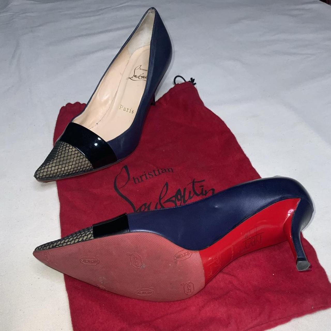 Christian louboutin low outlet heel pumps