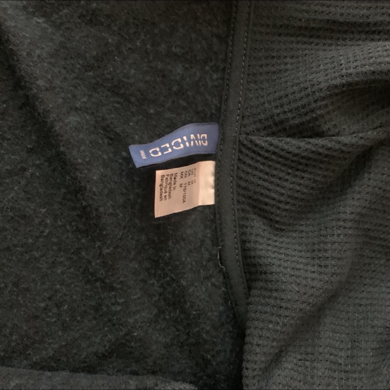 H&M hoodie Dark green/blue Worn twice - Depop