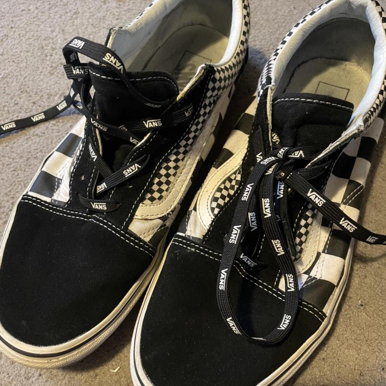 Vans Men's Black and White Trainers