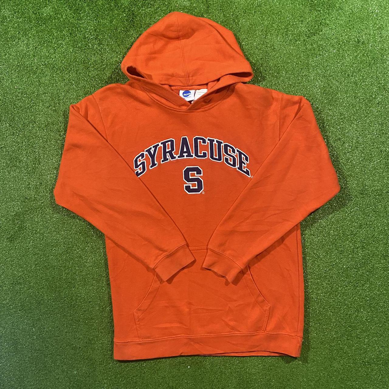 Bright Orange Syracuse University Hoodie... Depop