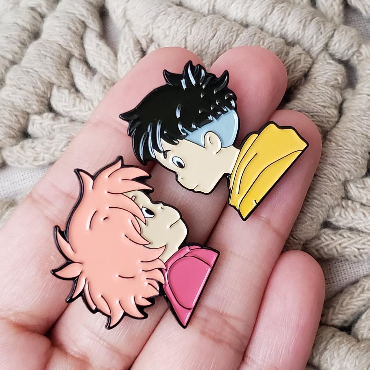 Ponyo & Sosuke Pin Set Please look at photos and... - Depop