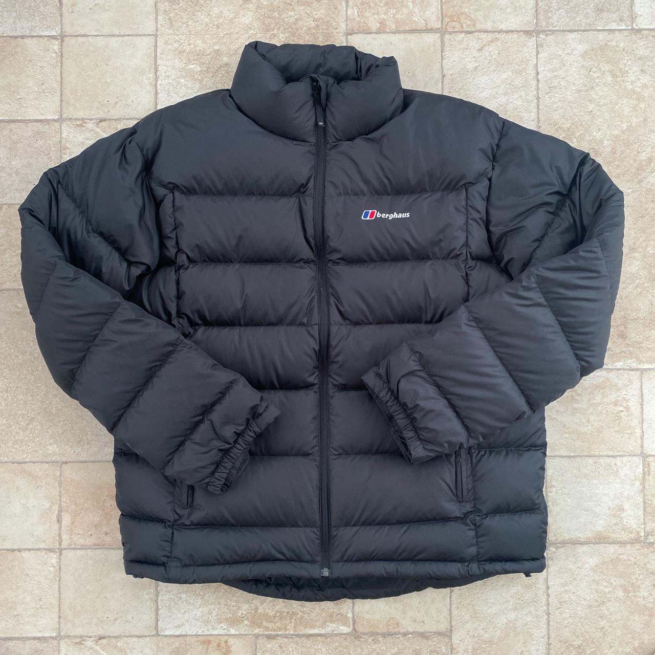 Black berghaus puffer jacket in perfect condition... - Depop