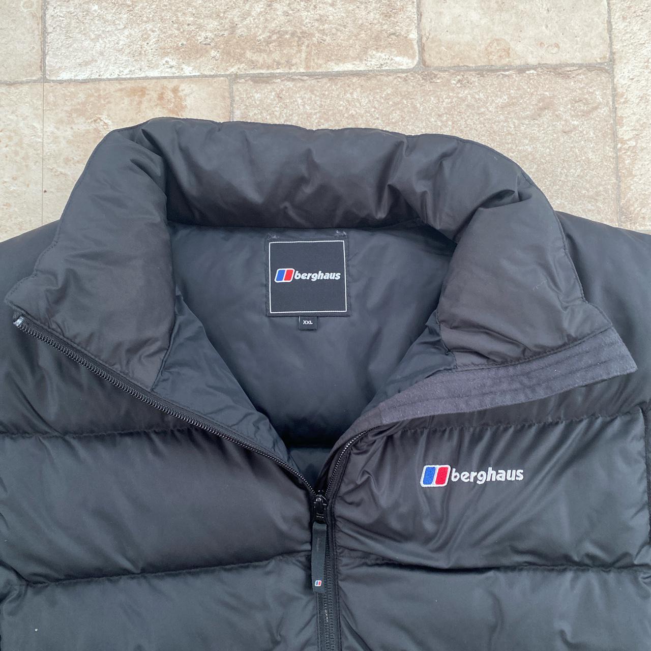 Black berghaus puffer jacket in perfect condition... - Depop