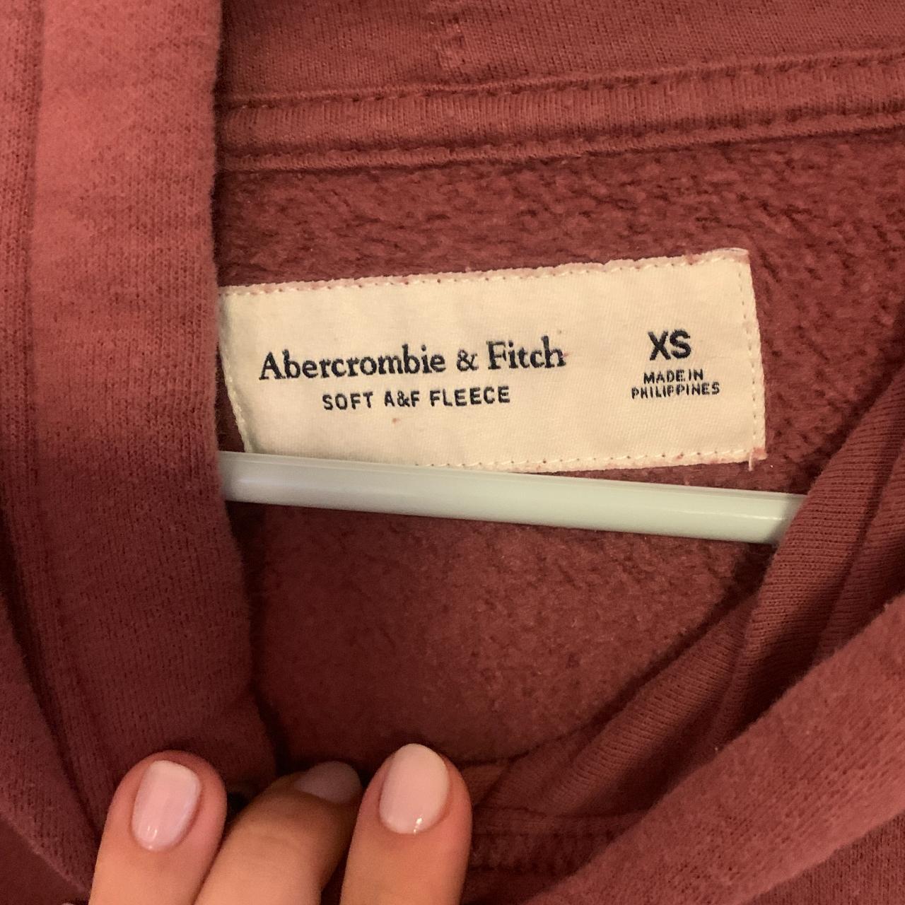 Abercrombie Embroidered Hoodie embroidered logo on... Depop