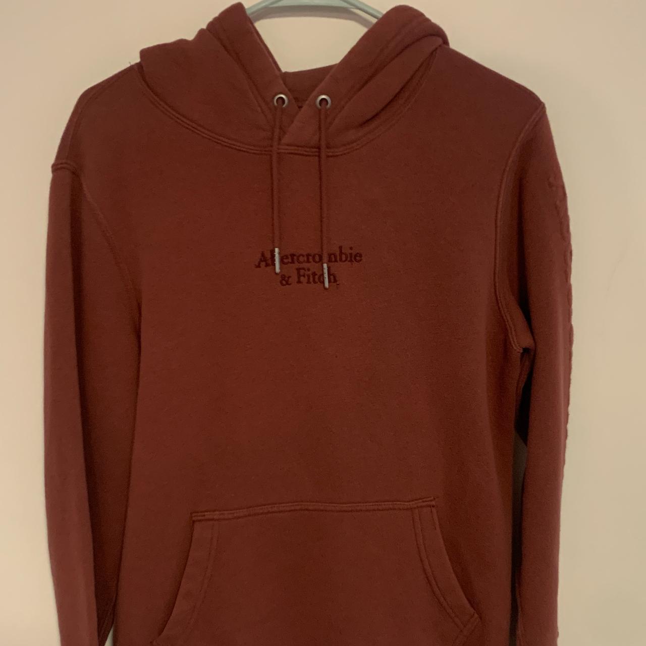Abercrombie Embroidered Hoodie embroidered logo on... Depop