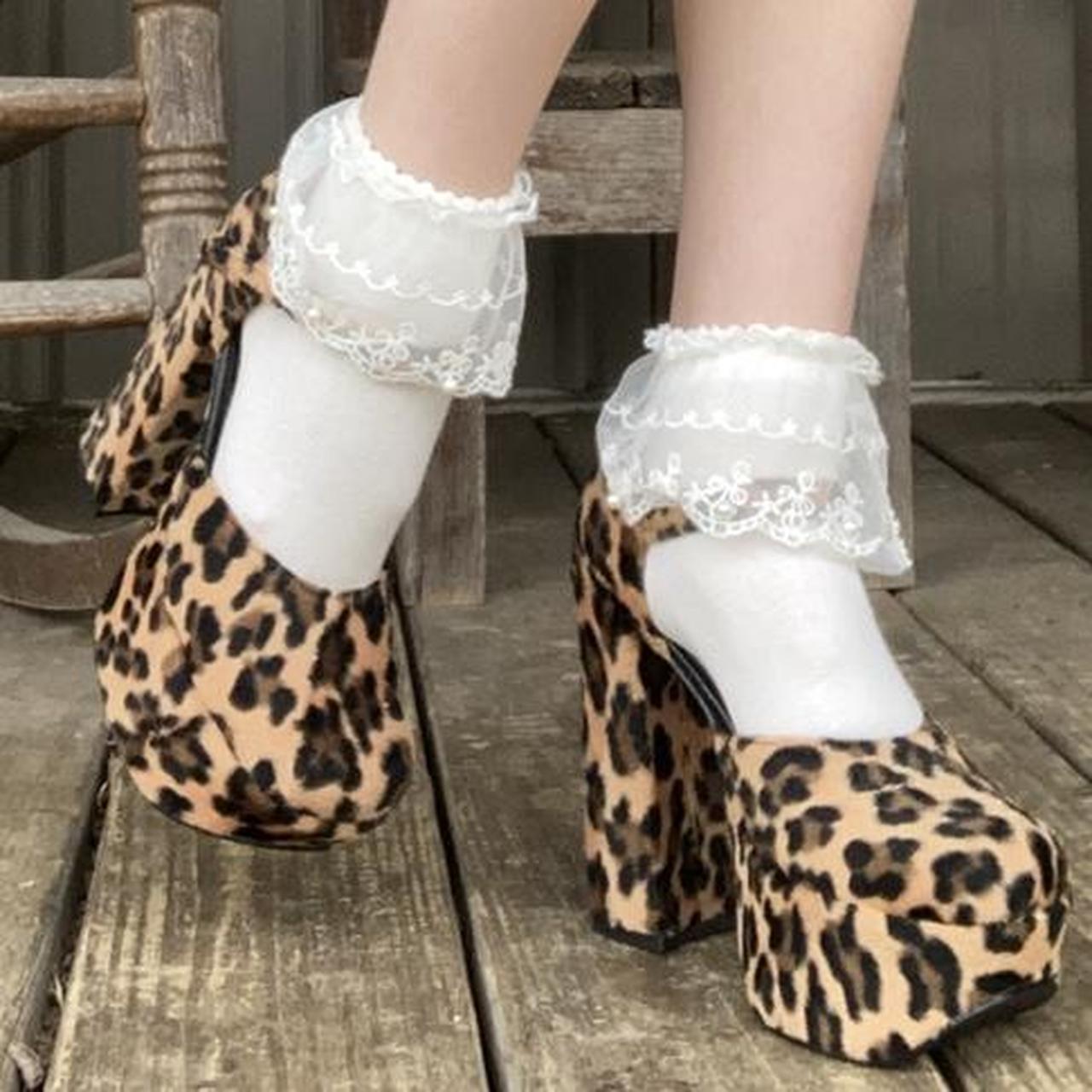 unif leopard shoes