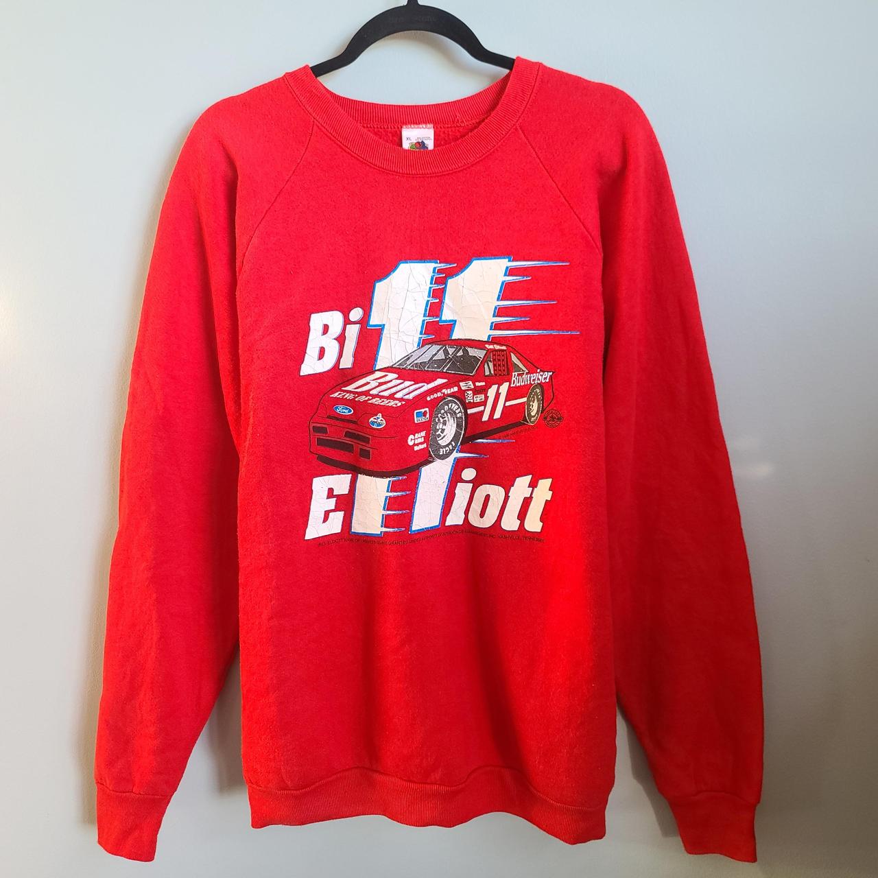 1992 Bill Elliott Budweiser sweatshirt. This vintage... - Depop