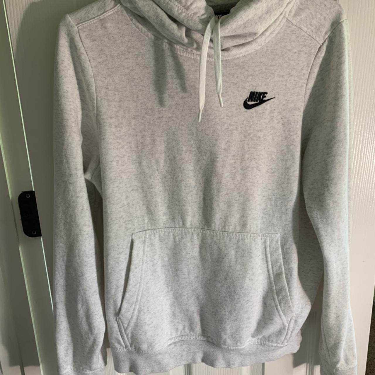 Nike Women's Grey Hoodie | Depop