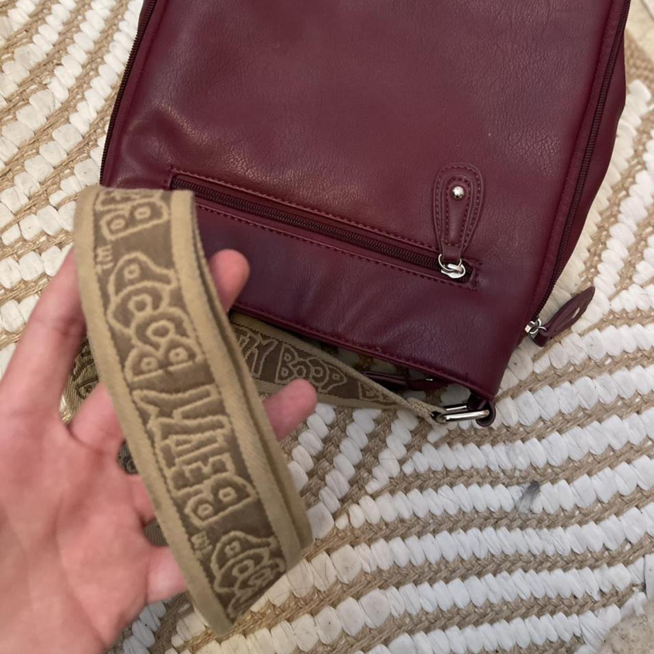 Women's Burgundy and Gold Bag (3)