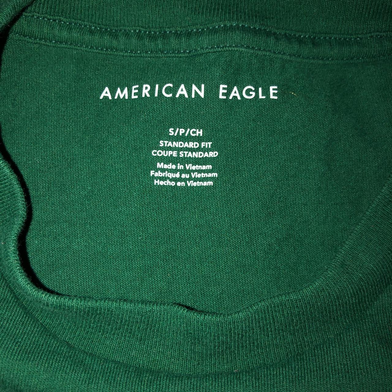 American eagle green t hot sale shirt