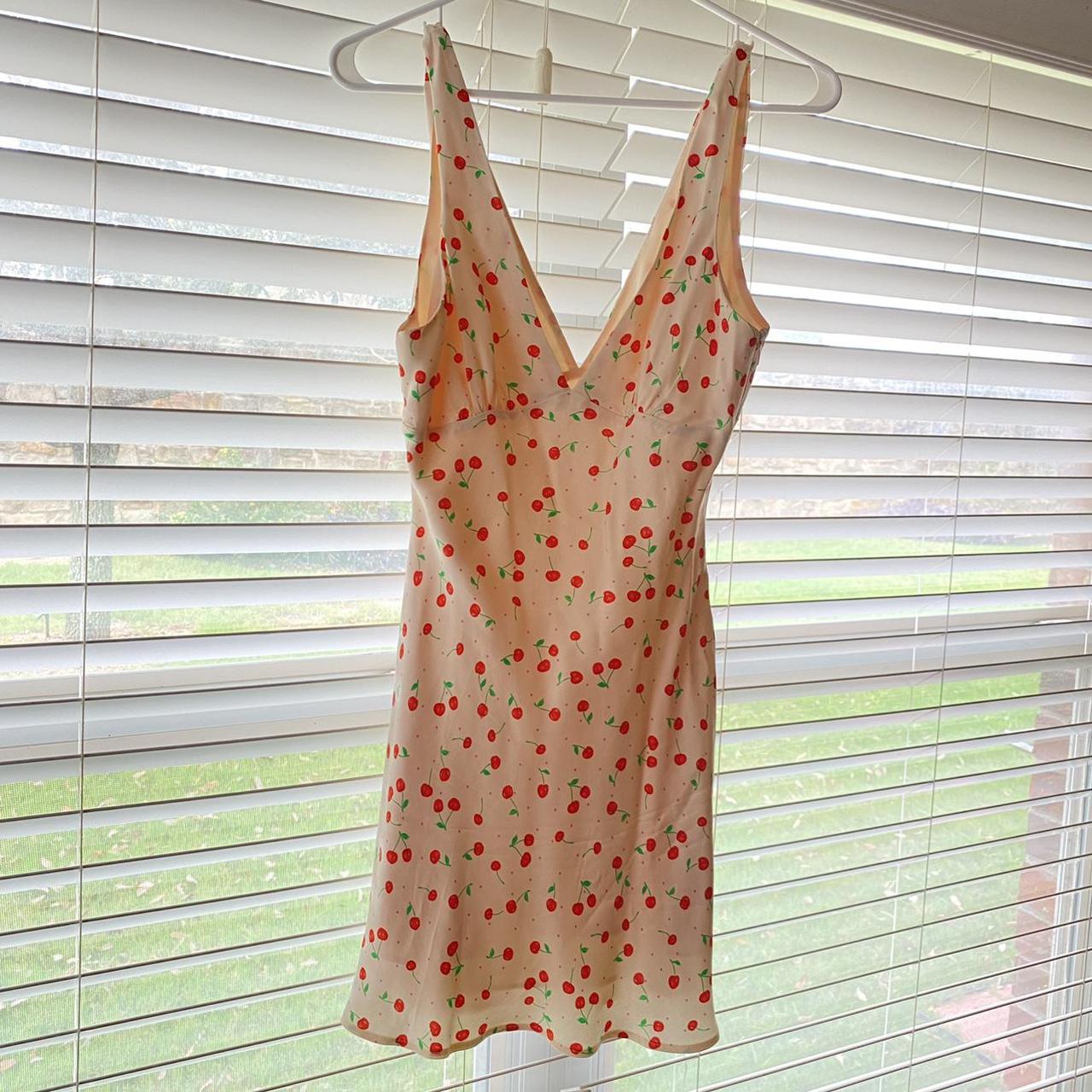 zara cherry dress