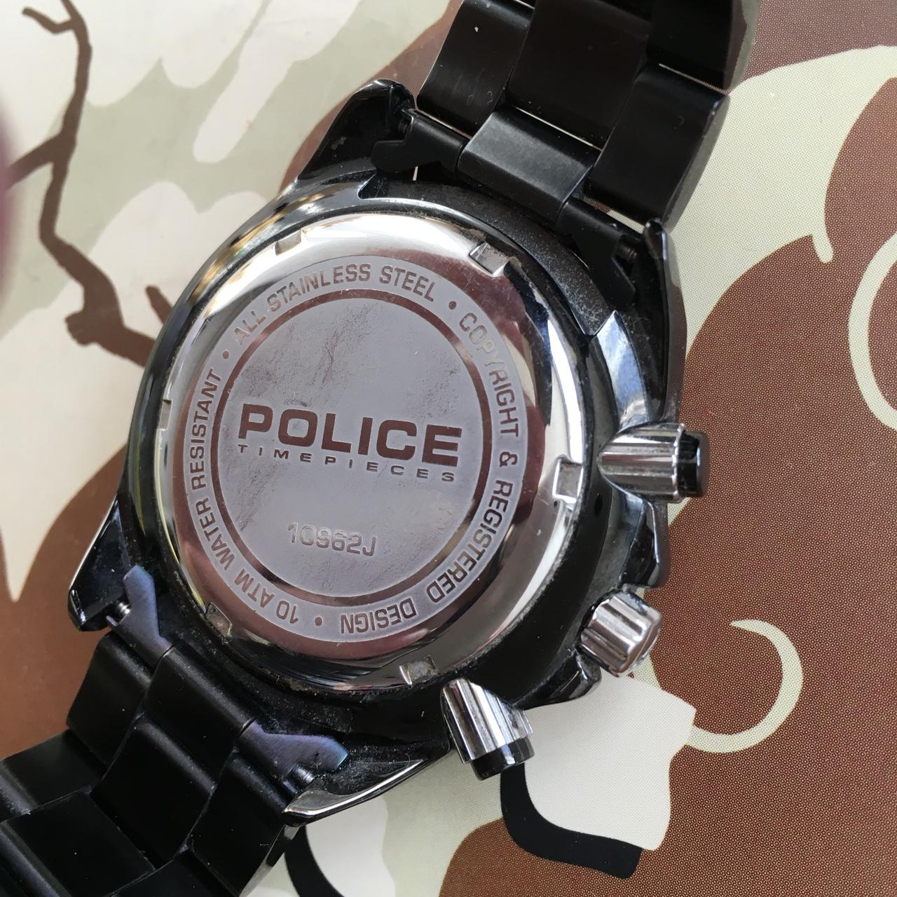 Police Chronograph Watch 10962JS. Worn but still Depop