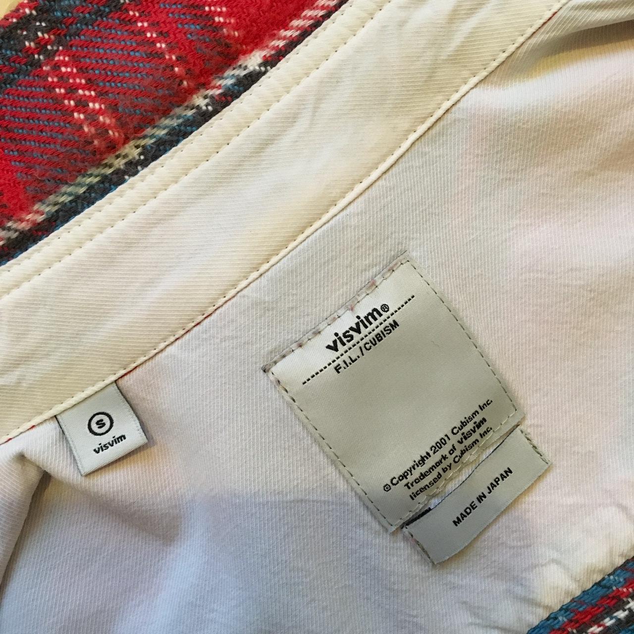 Visvim F.I.L / Cubism Flannel shirt. Worn but... - Depop