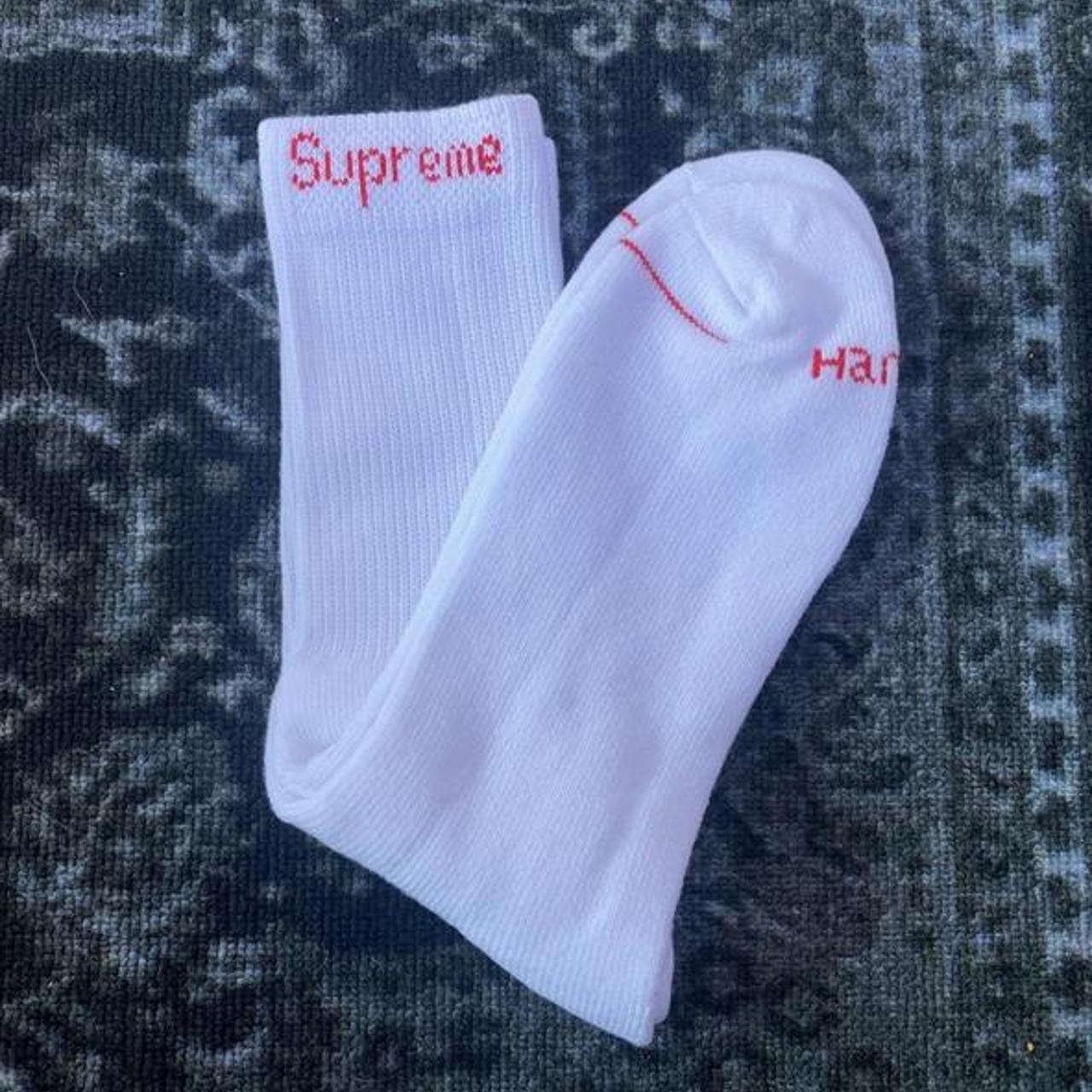 Supreme hotsell white socks