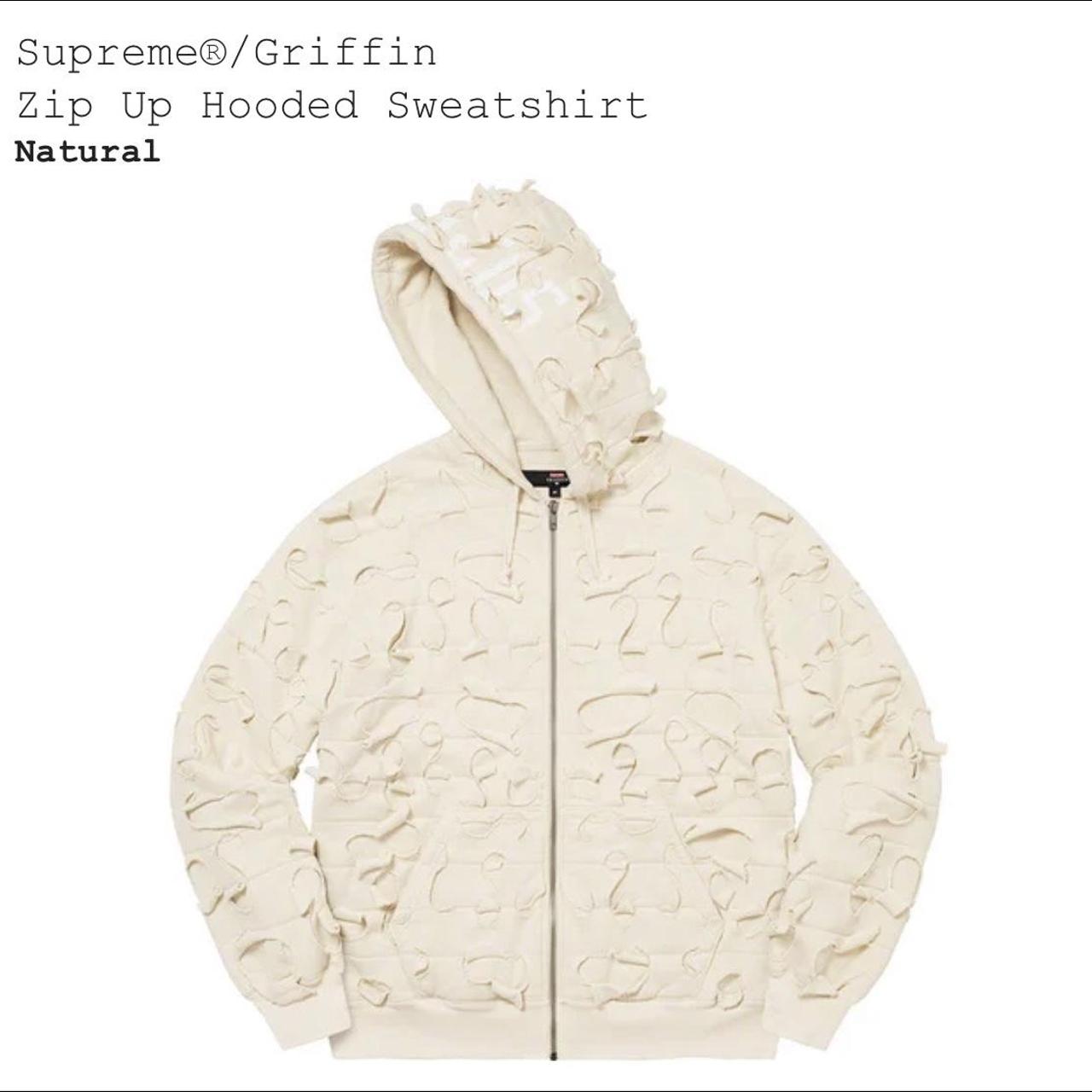 supreme griffin zip up sweatshirts