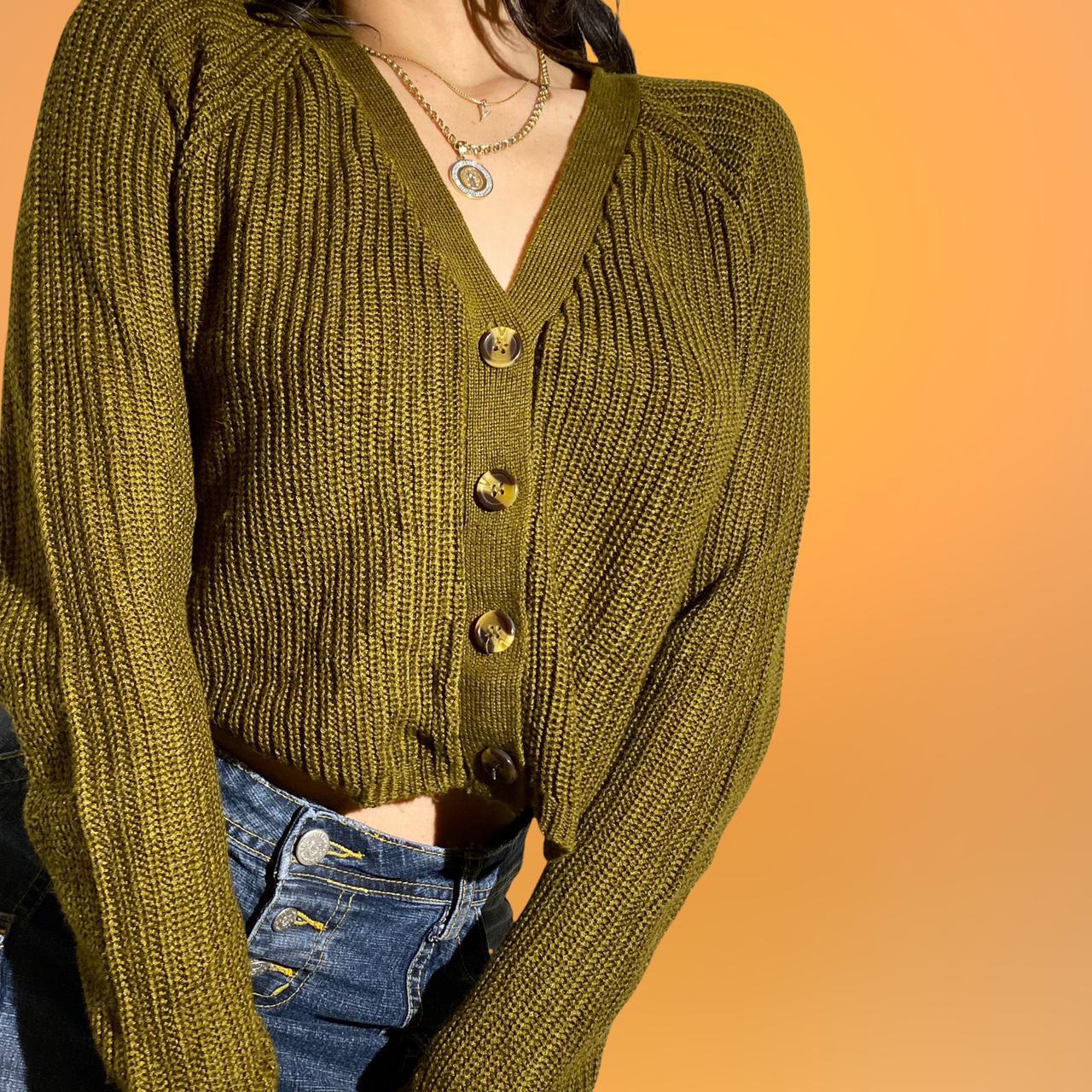 Product Image 3 - Cloud chaser cropped brown cardigan