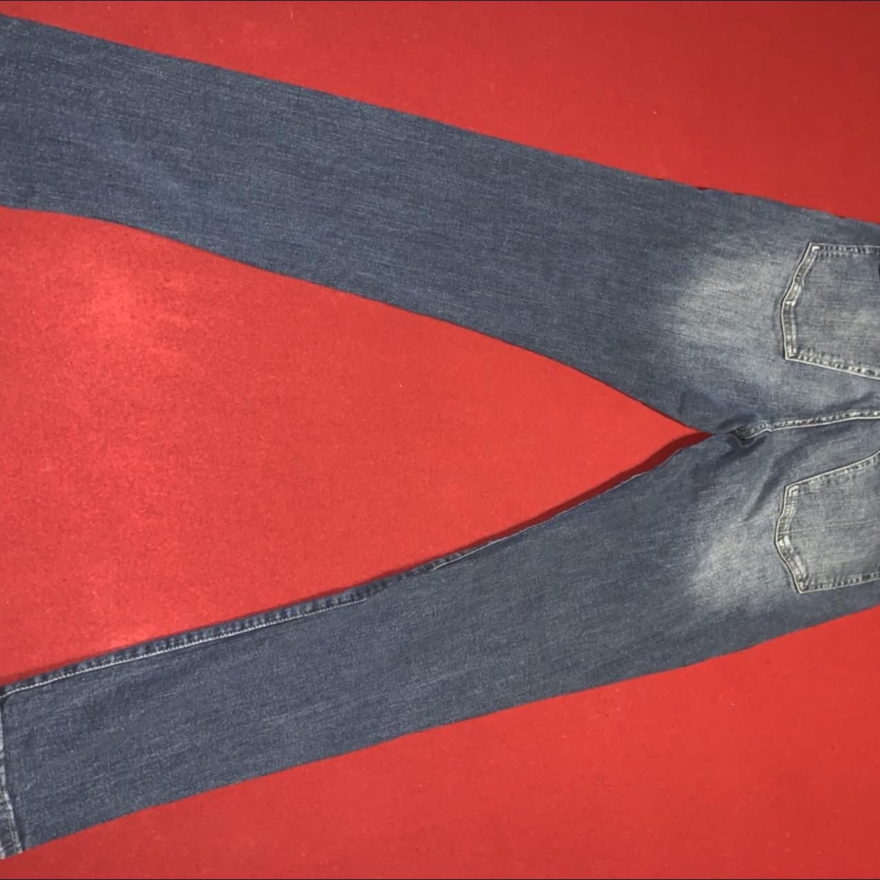 H&M Men's Blue and Navy Jeans | Depop