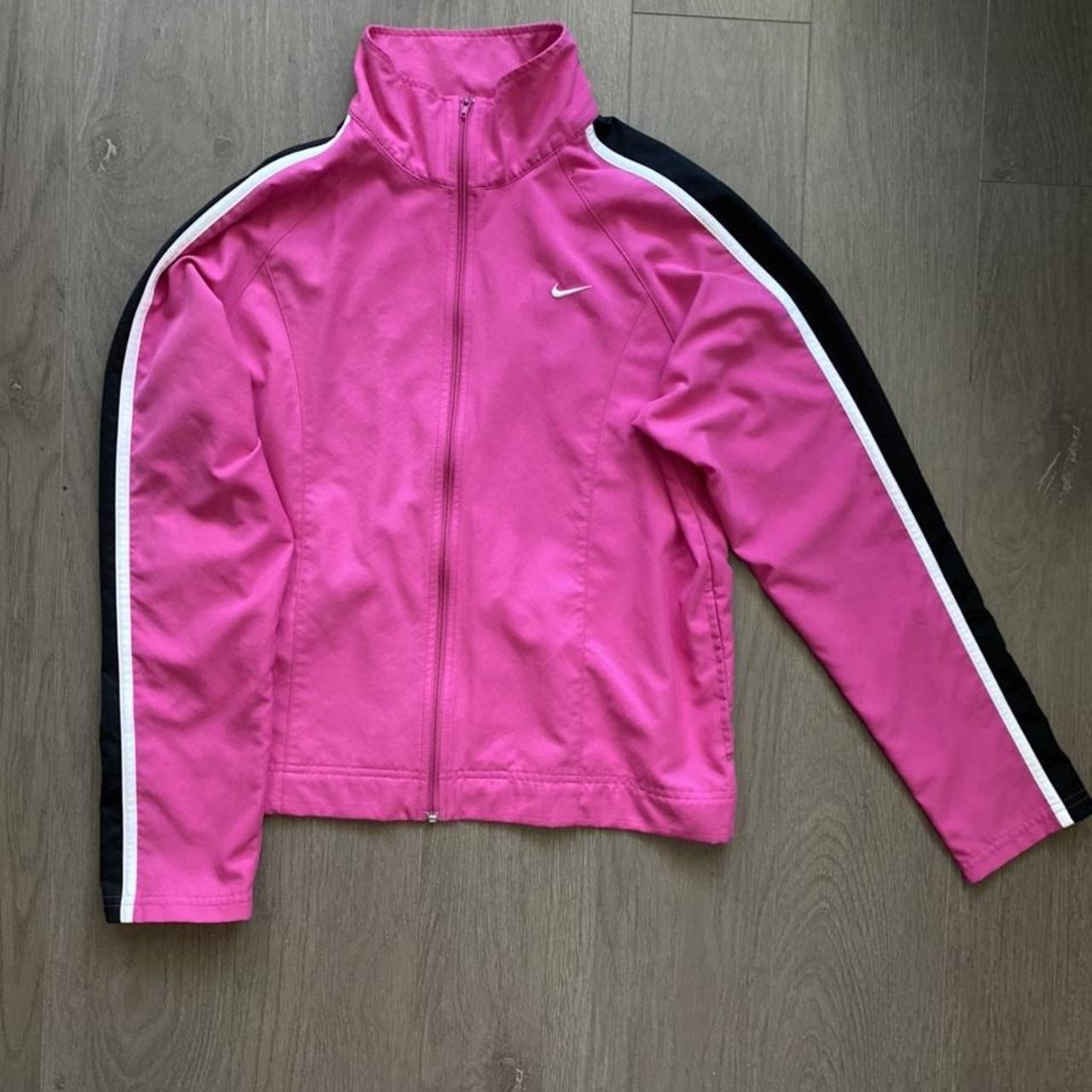 hot pink nike windbreaker