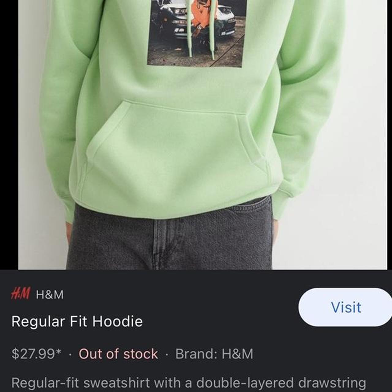 H M H & M - Regular Fit Hoodie - White for Men