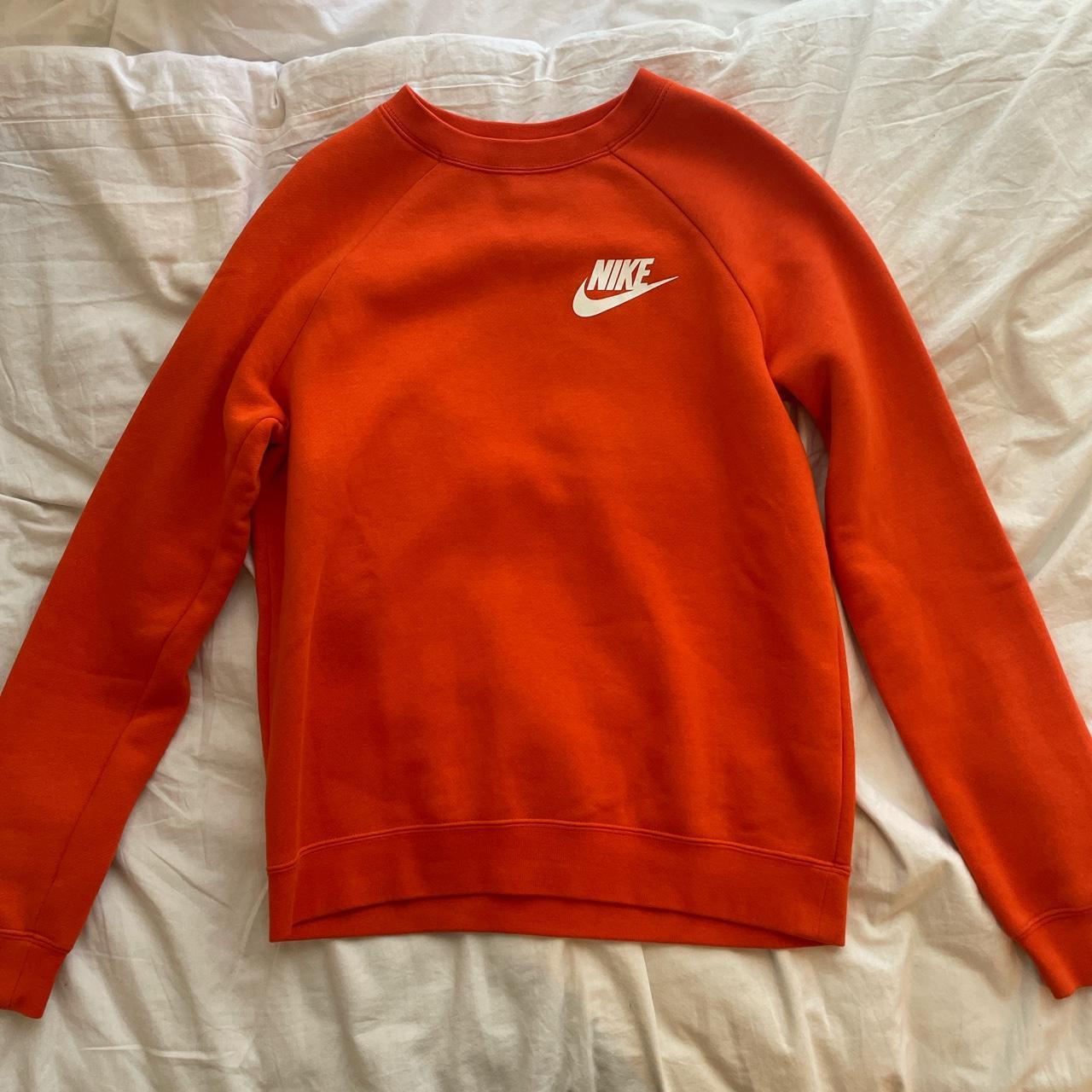 womens orange nike tracksuit
