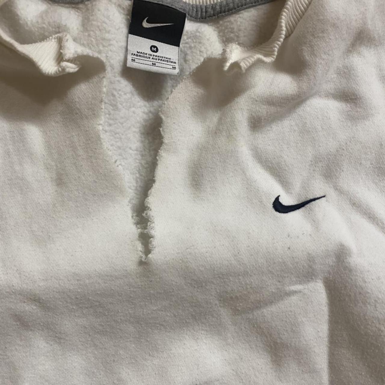 cropped nike crewneck