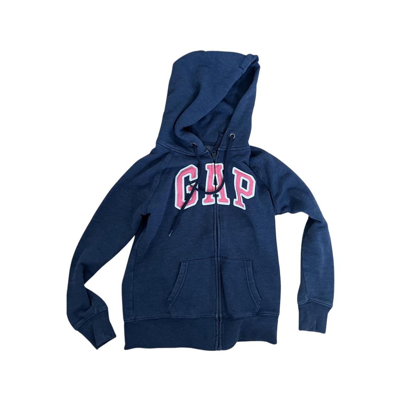 Navy blue clearance pink hoodie