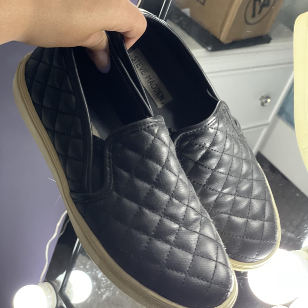 STEVE MADDEN ECENTRCQ BLACK SHOES Size 7 as you. Depop