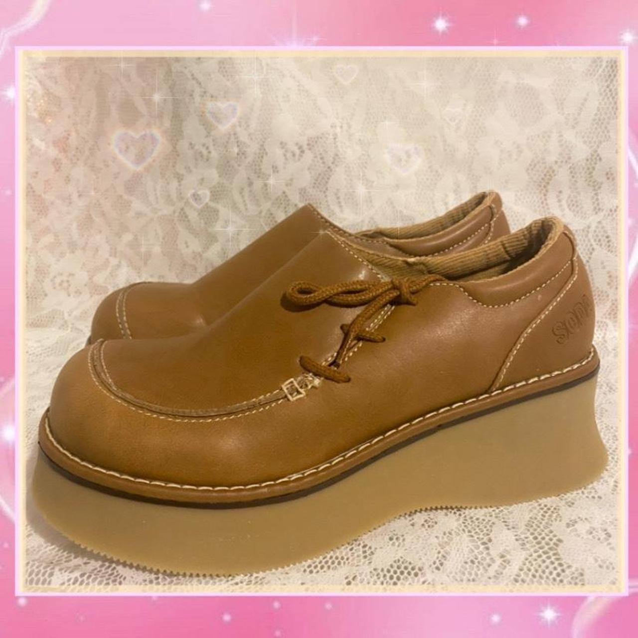 90s platform loafers