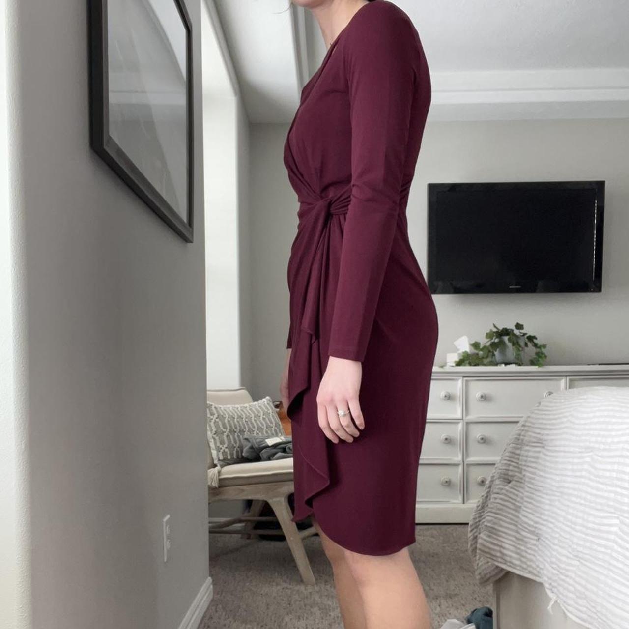 Product Image 2 - Long sleeve plum colored dress,
