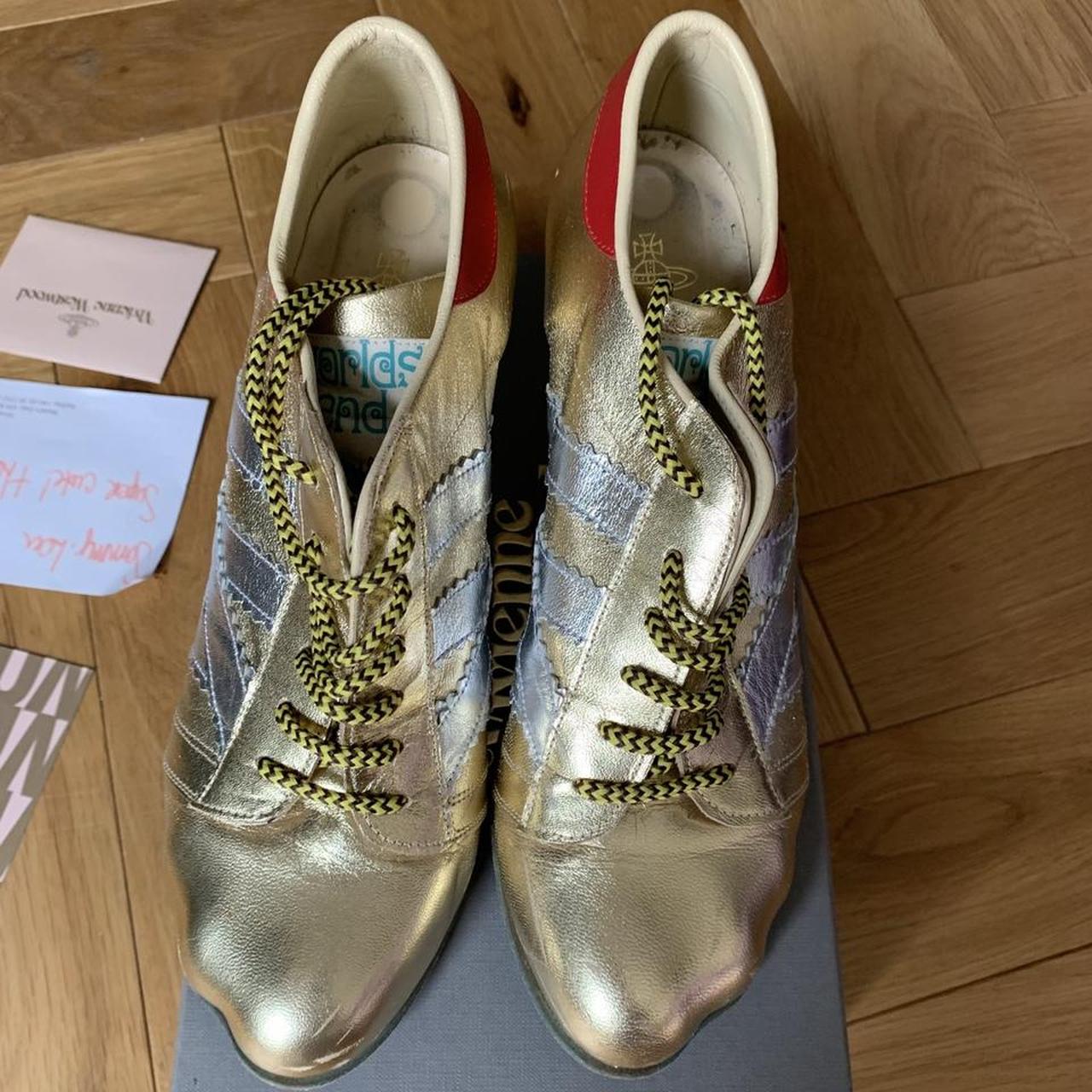 Gold vivienne outlet westwood shoes