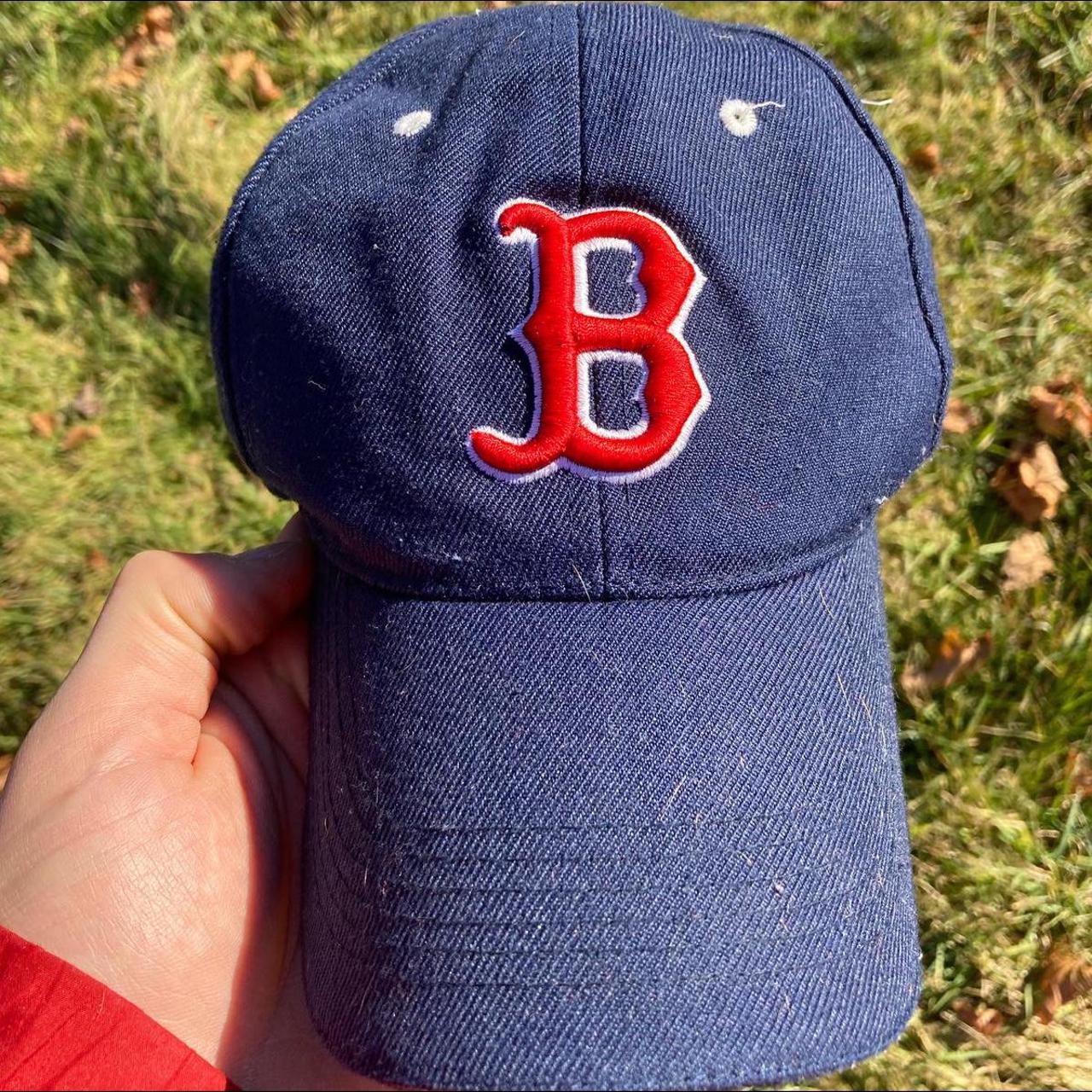 bootleg Boston Red Sox hat Velcro strap - Depop
