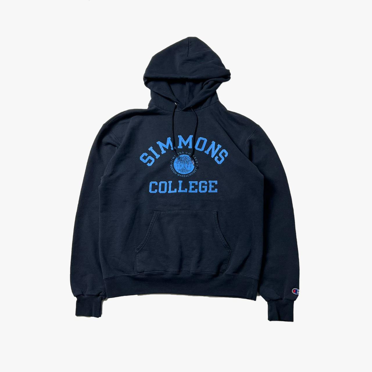 Vintage Champion college hoodie. Size medium. Item... - Depop