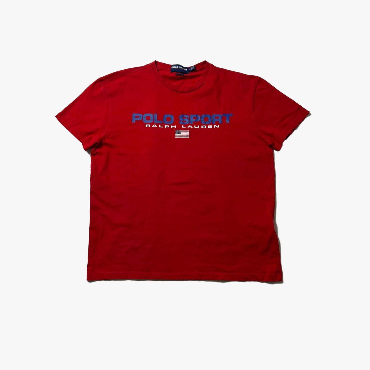 Vintage Polo Sport t-shirt. Size medium. Item is in... - Depop