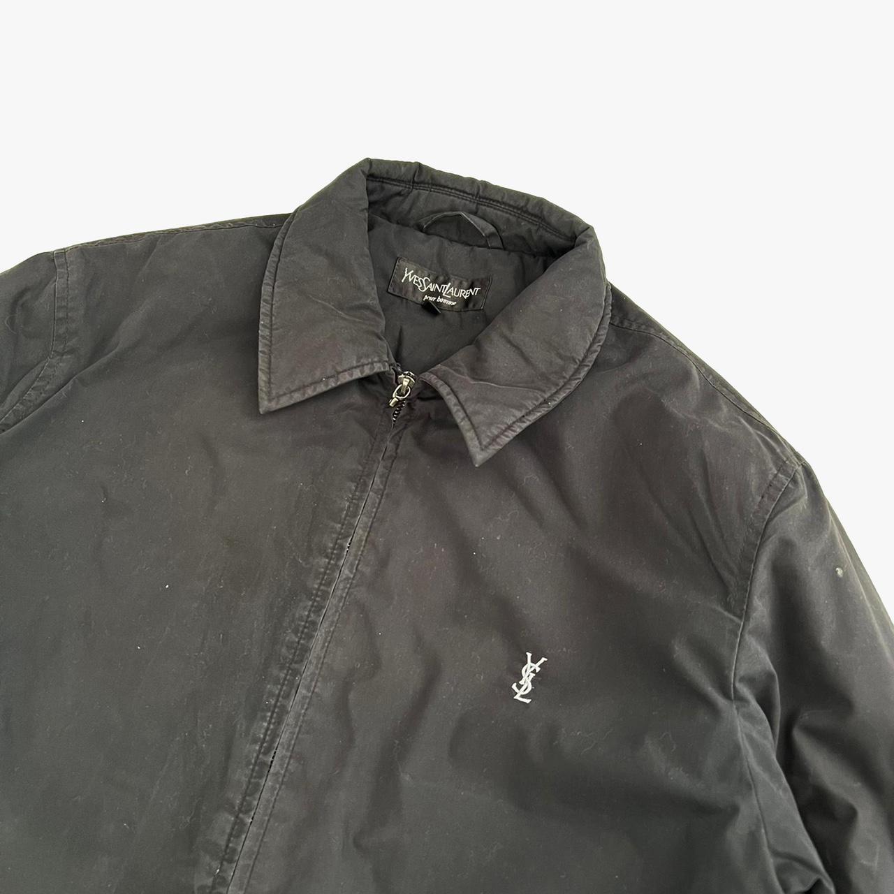 Vintage YSL jacket. Size medium/ large. Item is in... - Depop