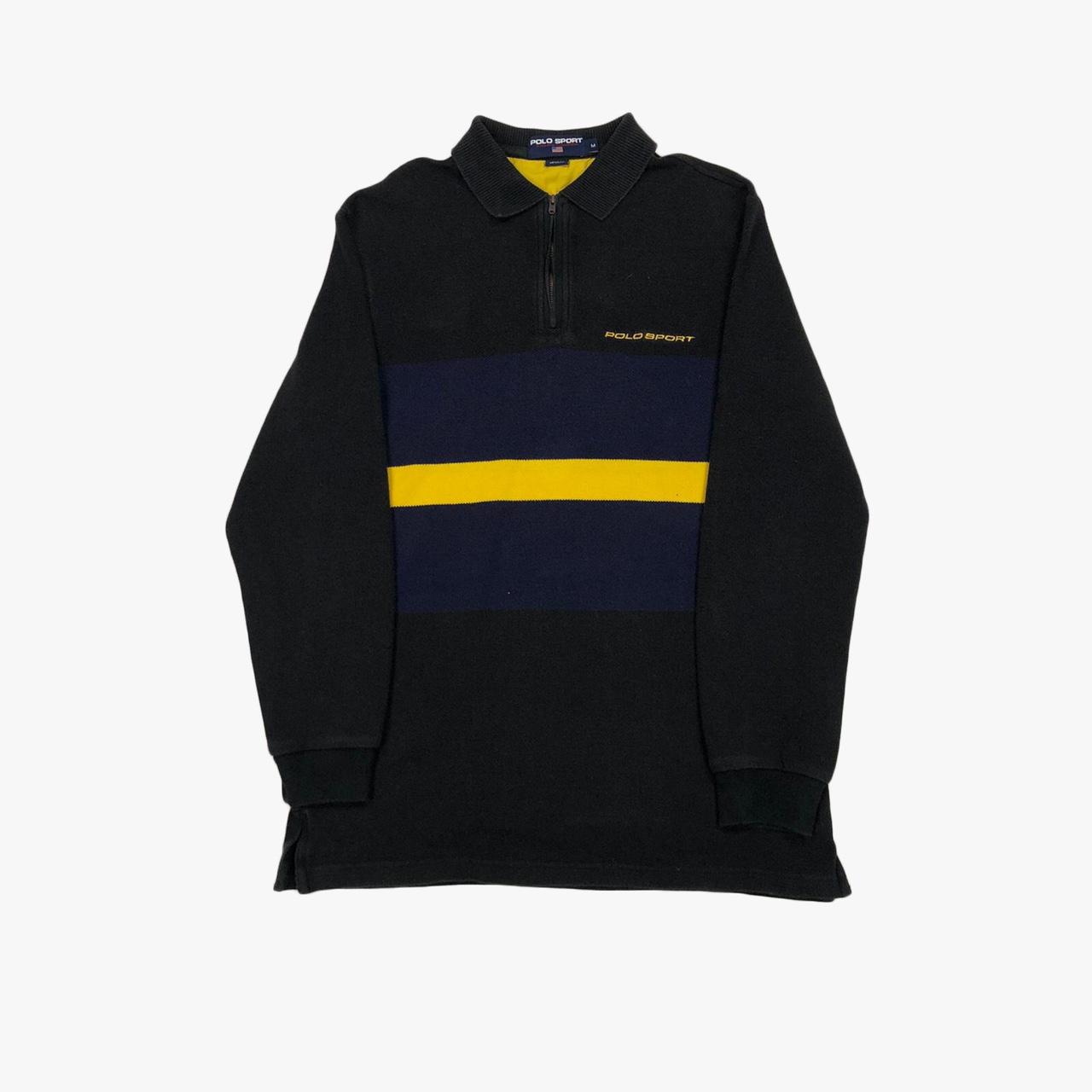 cootie SUPIMA BORDER OVERSIZED L/S POLO