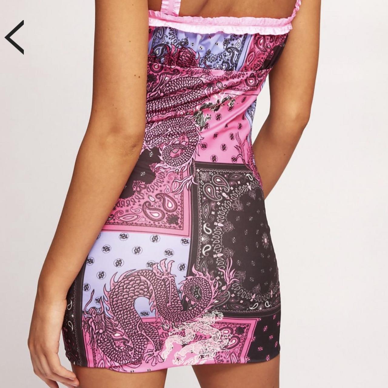 JADED London purple bandana mini dress, perfect... Depop