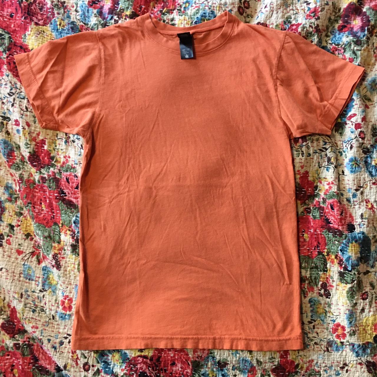 Small Alternative Apparel plain orange tshirt. Very... Depop
