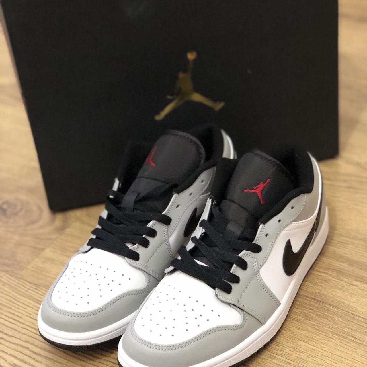 Jordan 1 mid Sold out Light smoke grey - Depop