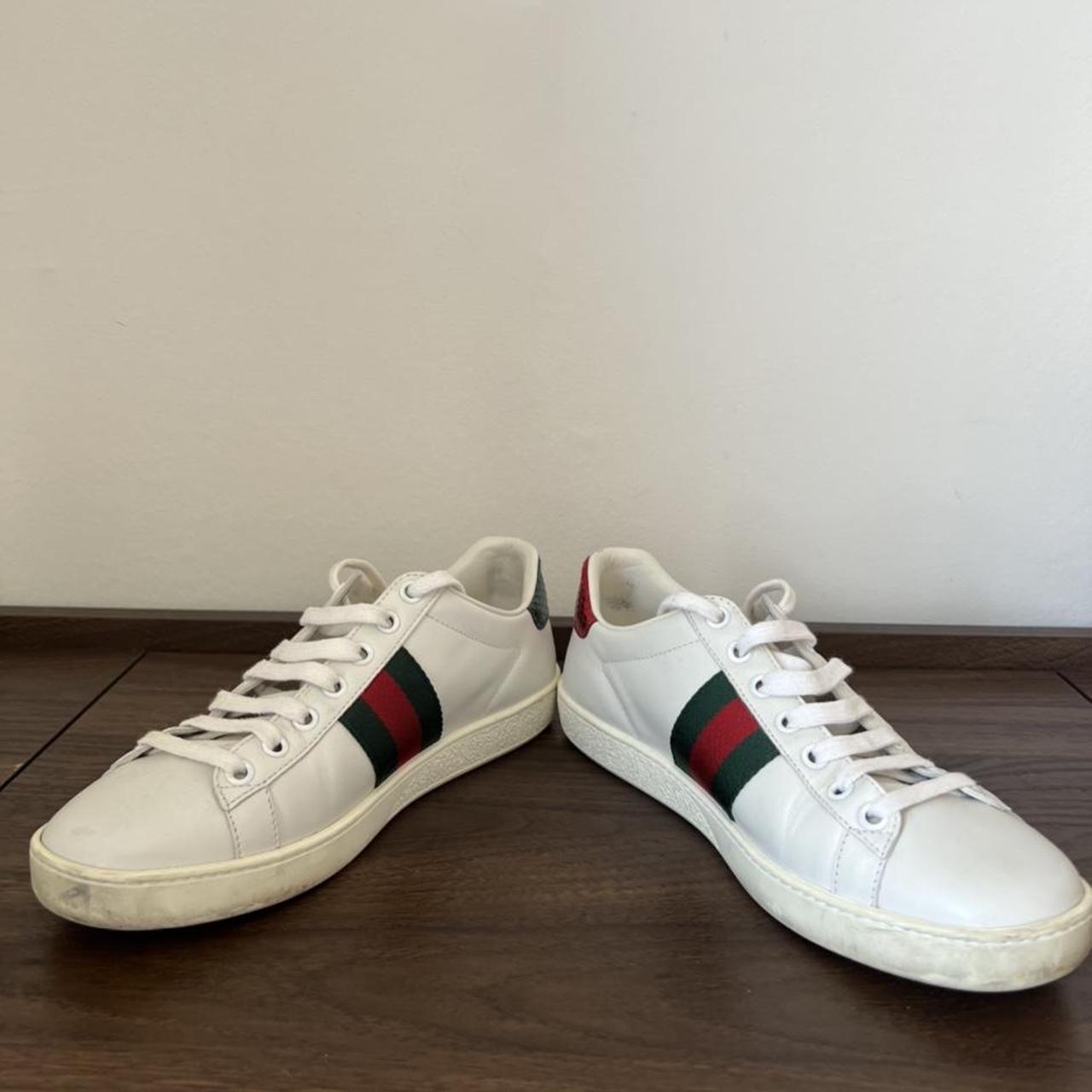 Gucci Women's White Trainers | Depop